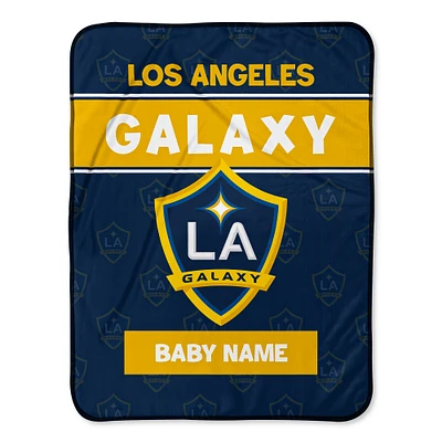 Chad & Jake LA Galaxy Emblem 30" x 40" Personalized Baby Blanket