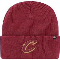 Men's '47 Wine Cleveland Cavaliers Brain Freeze Cuffed Knit Hat