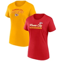 Women's Fanatics Kansas City Chiefs Risk T-Shirt Combo Pack