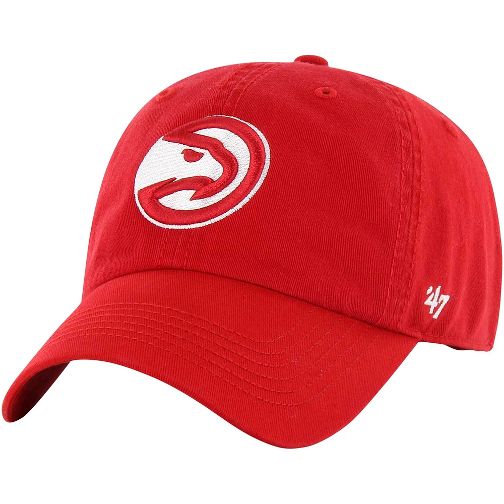 Men's '47 Red Atlanta Hawks  Classic Franchise Fitted Hat