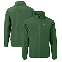 Men's Cutter & Buck Green Hawaii Rainbow Warriors Charter Eco Recycled Full-Zip Jacket