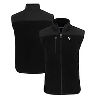 Men's Cutter & Buck  Black Air Force Falcons Cascade Eco Sherpa Fleece Full-Zip Vest