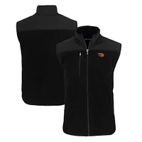 Men's Cutter & Buck Oregon State Beavers Cascade Eco Sherpa Fleece Full-Zip Vest