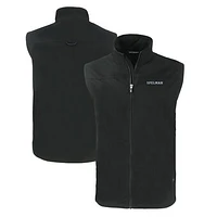Men's Cutter & Buck Spelman College Jaguars Charter Eco Recycled Full-Zip Vest