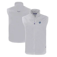 Men's Cutter & Buck Citadel Bulldogs Charter Eco Recycled Full-Zip Vest