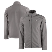 Men's Cutter & Buck Seton Hall Pirates Evoke Eco Softshell Recycled Full-Zip Jacket