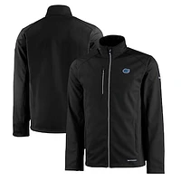 Men's Cutter & Buck Florida Gators Evoke Eco Softshell Recycled Full-Zip Jacket