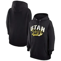 Women's G-III 4Her by Carl Banks  Black Utah Jazz Filigree Logo Pullover Hoodie