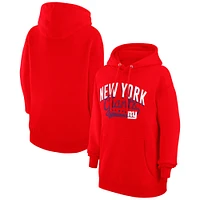 Women's G-III 4Her by Carl Banks  Red New York Giants Filigree Logo Pullover Hoodie