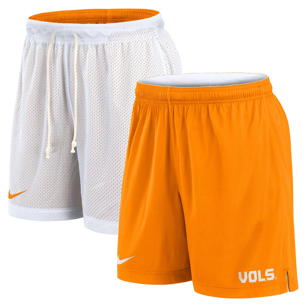 Men's Nike White/Tennessee Orange Tennessee Volunteers Primetime Reversible Performance Shorts