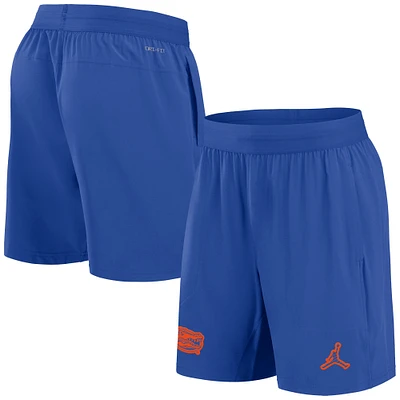 Men's Jordan Brand Royal Florida Gators 2024 Sideline Performance Shorts