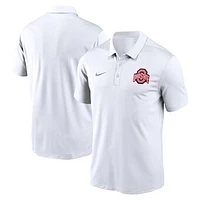 Men's Nike White Ohio State Buckeyes Primetime Franchise Performance Polo