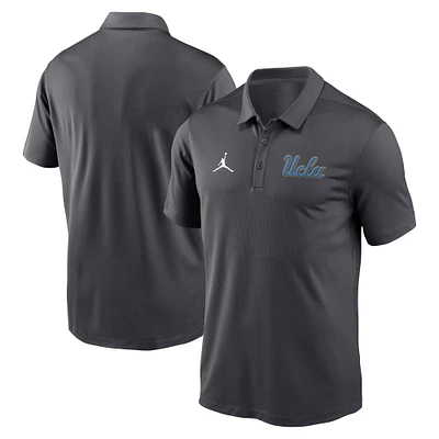 Men's Jordan Brand Anthracite UCLA Bruins Primetime Franchise Performance Polo