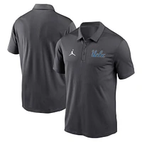 Men's Jordan Brand Anthracite UCLA Bruins Primetime Franchise Performance Polo