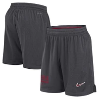 Men's Nike Anthracite Alabama Crimson Tide 2024 Sideline Mesh Shorts