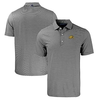 Men's Cutter & Buck /White Bowie State Bulldogs Forge Eco Double Stripe Stretch Recycled Polo