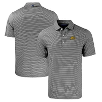 Men's Cutter & Buck /White Bowie State Bulldogs Forge Eco Double Stripe Stretch Recycled Polo