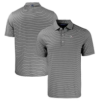 Men's Cutter & Buck /White North Carolina Central Eagles Forge Eco Double Stripe Stretch Recycled Polo