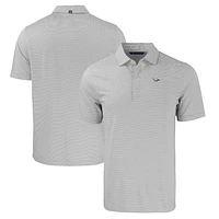 Men's Cutter & Buck /White North Carolina Central Eagles Forge Eco Double Stripe Stretch Recycled Polo