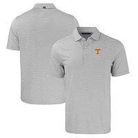 Men's Cutter & Buck /White Tennessee Volunteers Forge Eco Double Stripe Stretch Recycled Polo