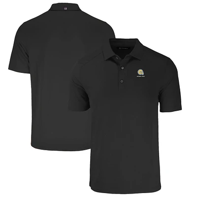 Men's Cutter & Buck Black Albany State Golden Rams Forge Eco Stretch Recycled Polo