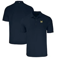 Men's Cutter & Buck Navy Quinnipiac Bobcats Forge Eco Stretch Recycled Polo