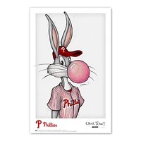 Bugs Bunny Philadelphia Phillies 11" x 17" Looney Tunes Poster Print