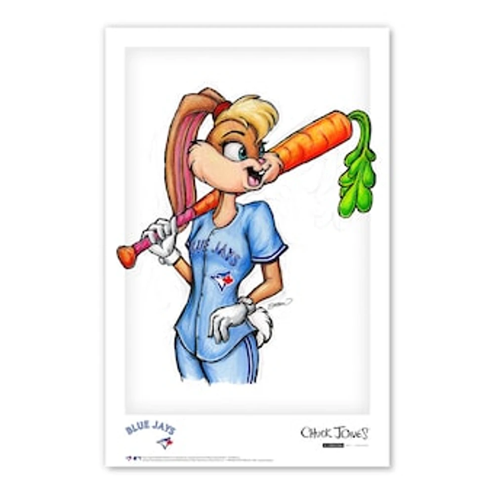 Lola Bunny Toronto Blue Jays 11" x 17" Looney Tunes Poster Print