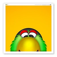 Pittsburgh Pirates 12" x 12" Pirate Parrot Poster Print