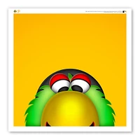 Pittsburgh Pirates 12" x 12" Pirate Parrot Poster Print