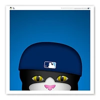 Tampa Bay Rays 12" x 12" DJ Kitty Poster Print