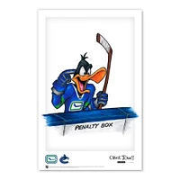 Daffy Duck Vancouver Canucks 11" x 17" Looney Tunes Poster Print