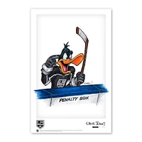 Daffy Duck Los Angeles Kings 11" x 17" Looney Tunes Poster Print