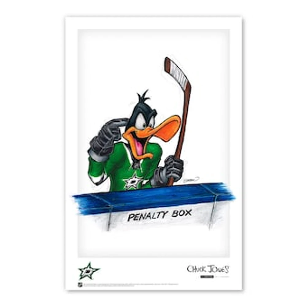 Daffy Duck Dallas Stars 11" x 17" Looney Tunes Poster Print