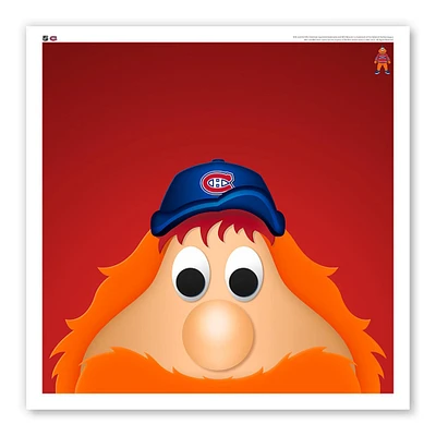 Montreal Canadiens 12" x 12" Youppi Poster Print