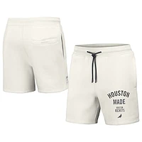 Men's NBA x Staple Cream Houston Rockets Heavyweight Fleece Shorts