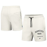 Men's NBA x Staple Cream Minnesota Timberwolves Heavyweight Fleece Shorts