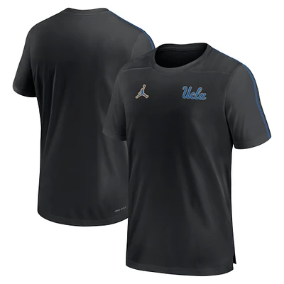 Men's Jordan Brand Black UCLA Bruins 2024 Sideline Coach Performance Top