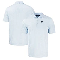 Men's Cutter & Buck Royal/White Villanova Wildcats Pike Eco Symmetry Print Stretch Recycled Polo