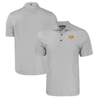 Men's Cutter & Buck Tennessee Tech Golden Eagles Pike Eco Tonal Geo Print Stretch Recycled Polo