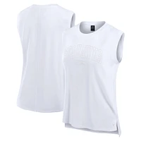 Women's Fanatics White Seattle Seahawks Studio Gym Tank Top