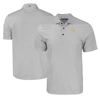 Men's Cutter & Buck Iowa Hawkeyes Pike Eco Tonal Geo Print Stretch Recycled Polo