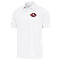 Men's Antigua  White San Francisco 49ers Par Polo