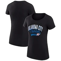 Women's G-III 4Her by Carl Banks Oklahoma City Thunder Filigree Logo Fitted T-Shirt