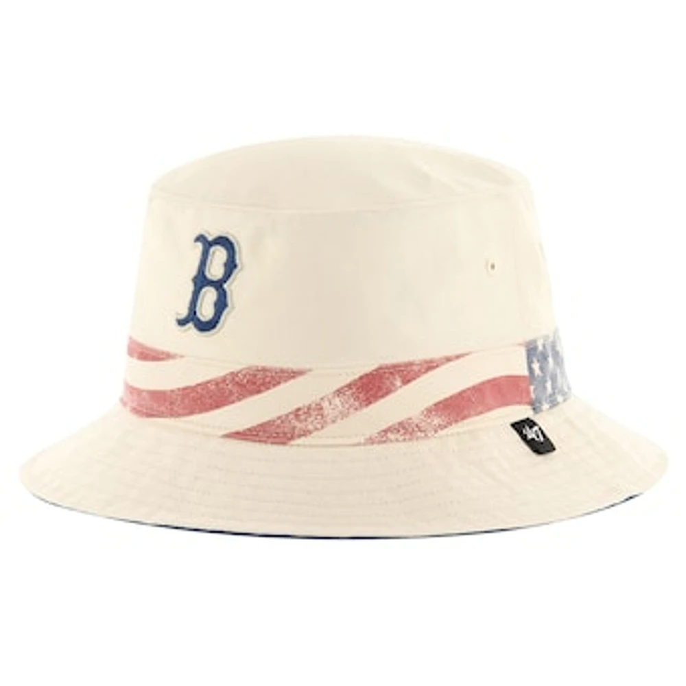 Men's '47 Khaki Boston Red Sox Glory Daze Bucket Hat