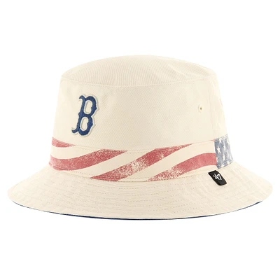 Men's '47 Khaki Boston Red Sox Glory Daze Bucket Hat