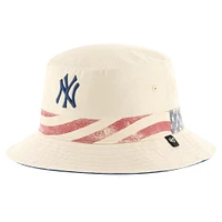 Men's '47 Khaki New York Yankees Glory Daze Bucket Hat