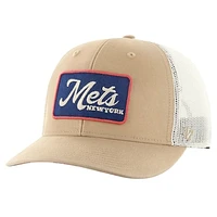 Men's '47 Khaki New York Mets Glory Daze Trucker Adjustable Hat