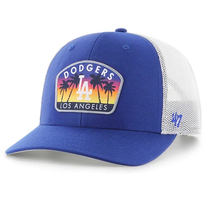 Men's '47 Royal Los Angeles Dodgers Retro Region Patch Trucker Adjustable Hat