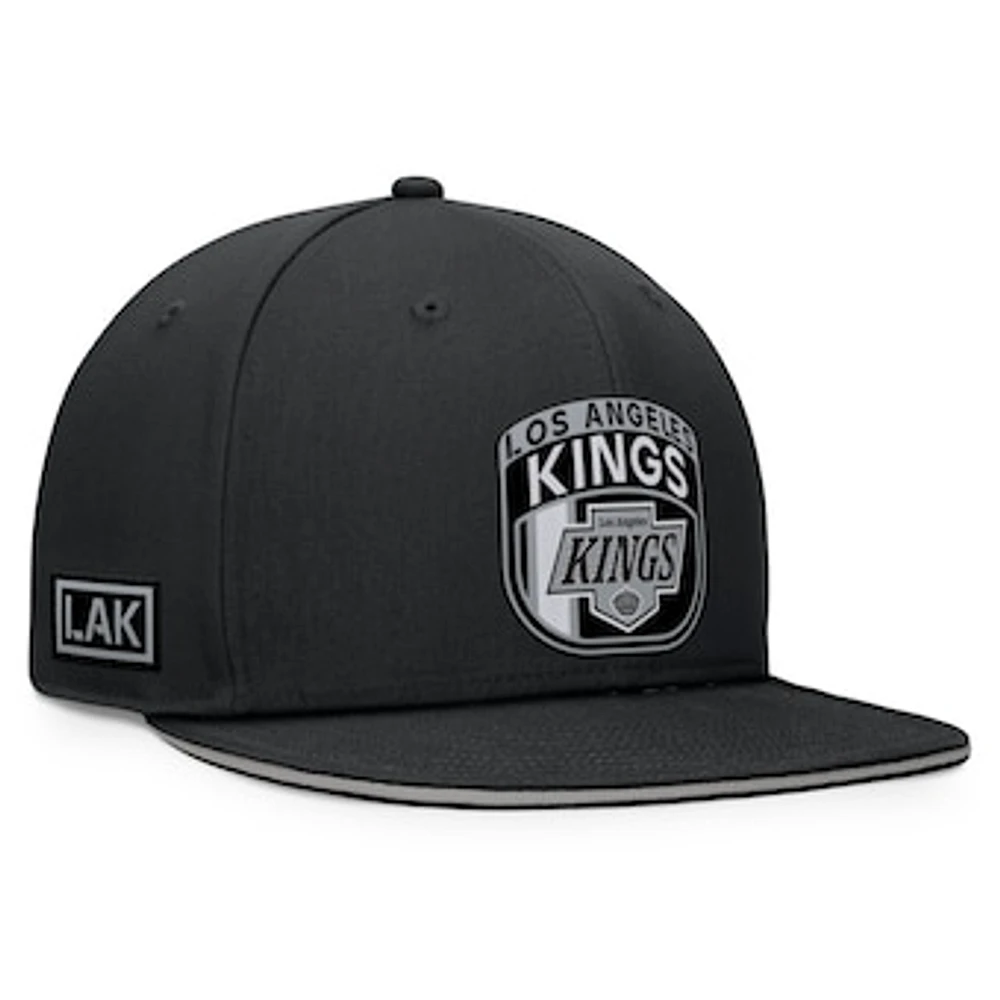 Men's Fanatics Black Los Angeles Kings 2024 NHL Draft Snapback Hat